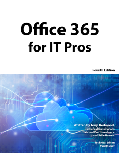 Office 365 for IT Pros 4th Edition